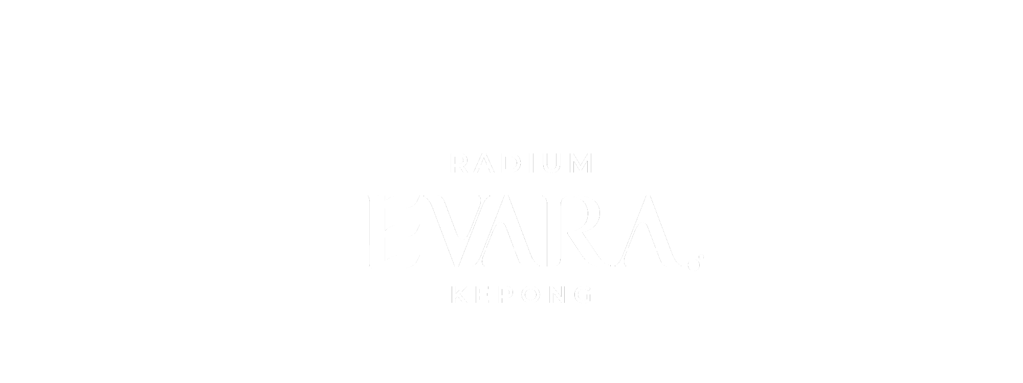 Radium Evara Kepoong logo in white